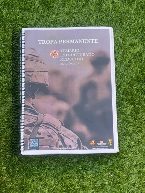 Temario estructurado OpoMelilla 2025